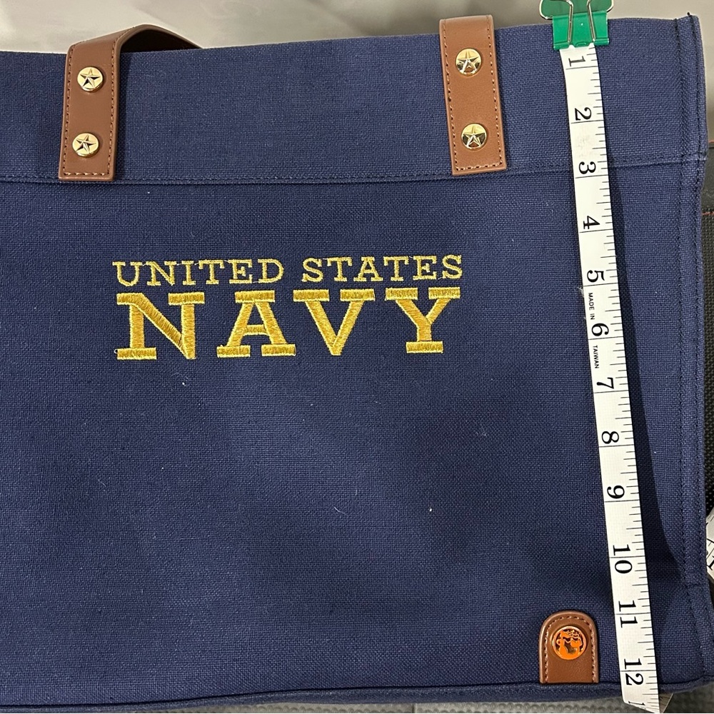 U. S. Navy and Brown Shoulder Bag - Picture 9 of 10